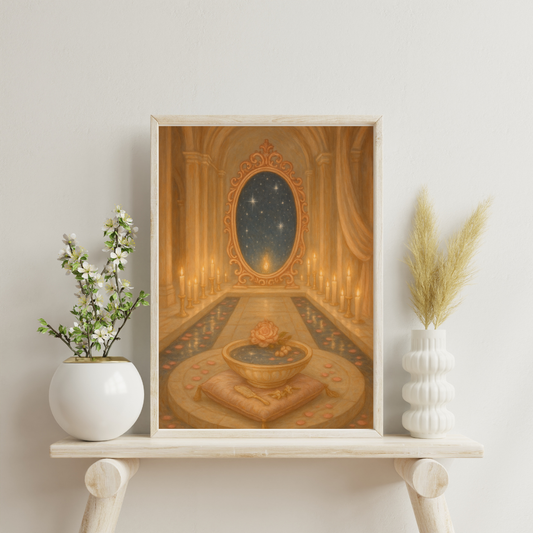 Venusian Devotions - Temple of the Golden Mirror Digital Print