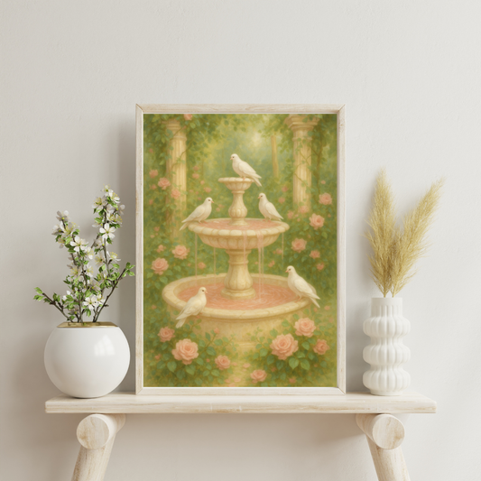 Venusian Devotions - The Garden of Aphrodite Digital Print