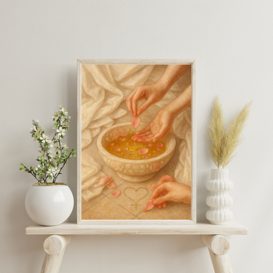Venusian Devotions - The Rose Anointing Digital Print