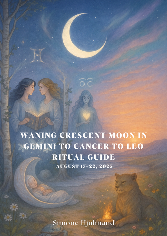 Waning Crescent Moon in Gemini -> Cancer -> Leo Ritual Guide - August 17-22, 2025