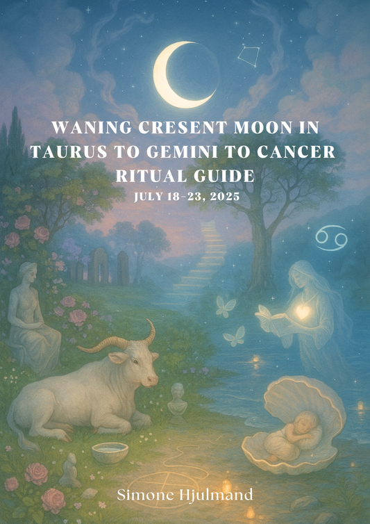 Waning Crescent Moon in Taurus -> Gemini -> Cancer Ritual Guide - July 18-23, 2025