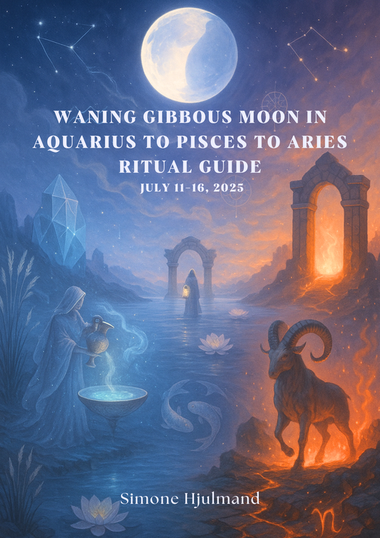 Waning Gibbous Moon in Aquarius -> Pisces -> Aries Ritual Guide - July 11-16, 2025