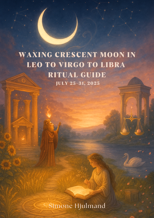 Waxing Crescent Moon in Leo -> Virgo -> Libra Ritual Guide - July 25-31, 2025