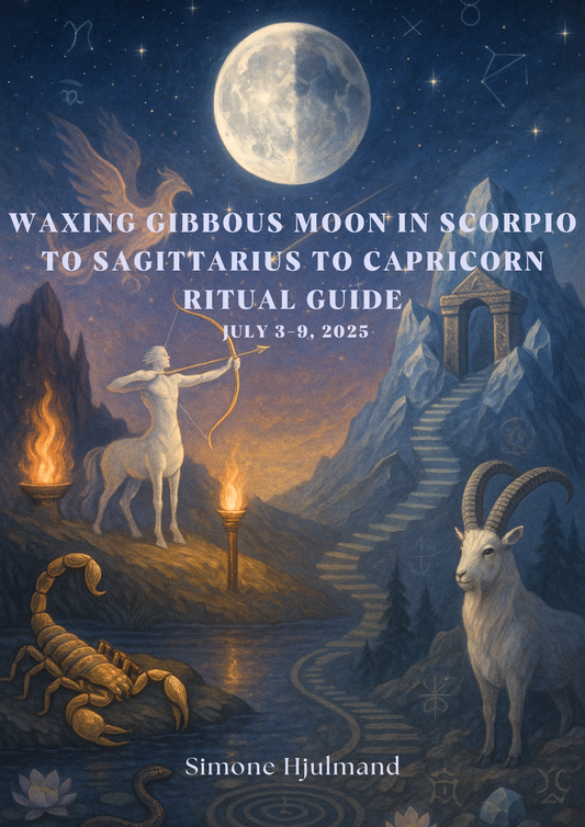 Waxing Gibbous Moon in Scorpio -> Sagittarius -> Capricorn Ritual Guide - July 3-9, 2025