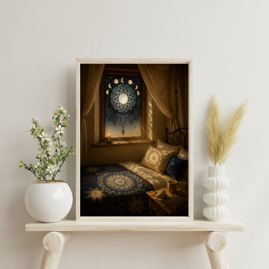 Witch's Home - Bedchamber Digital Print