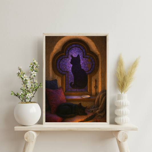 Witch's Home - Familiar’s Nook Digital Print