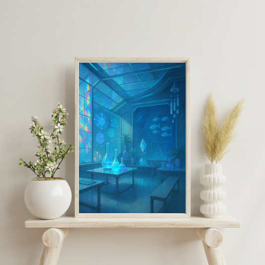 Zodiac Alchemy Labs - Aquarius Digital Print