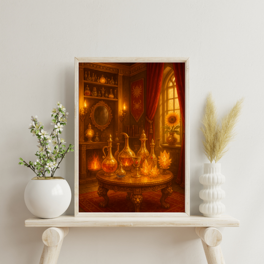 Zodiac Alchemy Labs - Leo Digital Print