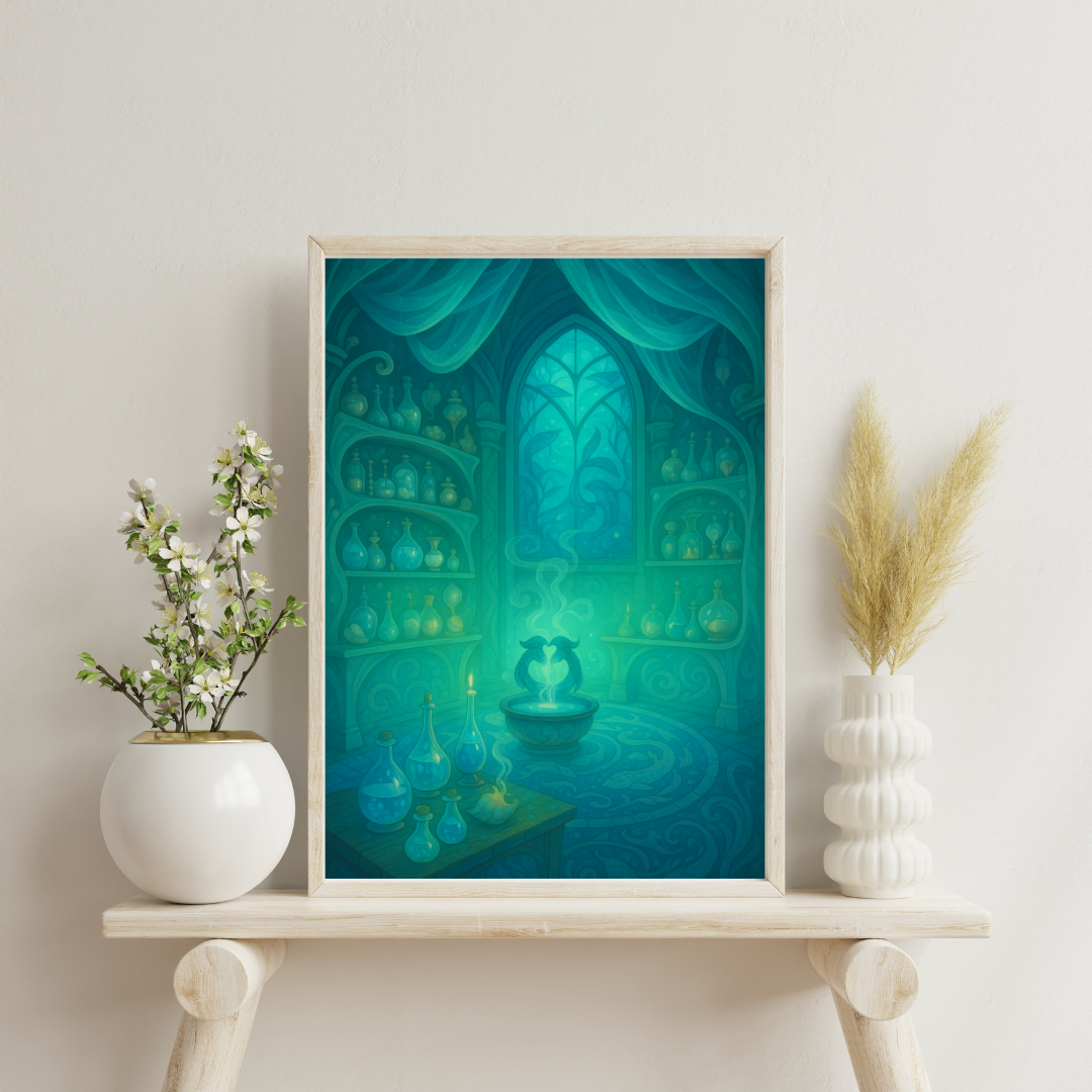 Zodiac Alchemy Labs - Pisces Digital Print