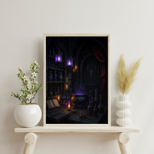 Zodiac Alchemy Labs - Scorpio Digital Print