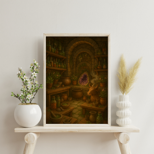 Zodiac Alchemy Labs - Taurus Digital Print