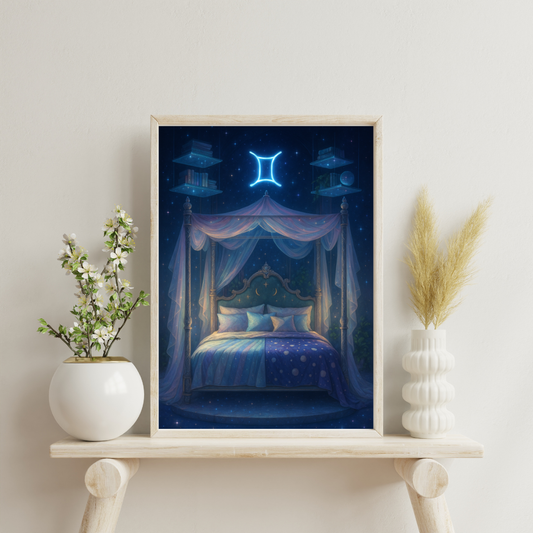 Zodiac Bedrooms - Gemini Digital Print