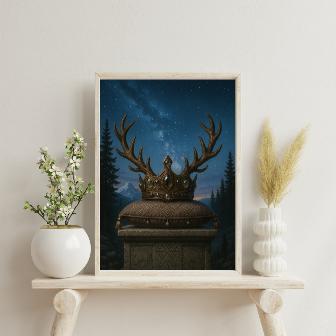 Zodiac Crowns - Capricorn Digital Print