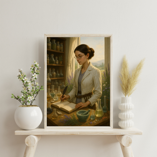 Zodiac Female Alchemists - Virgo Digital Print