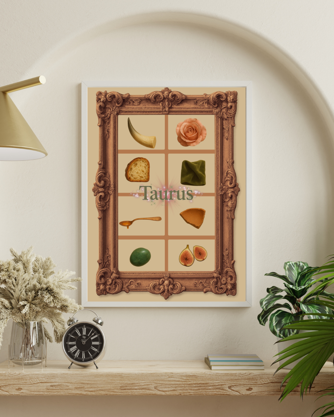 Zodiac Grids - Taurus Digital Print