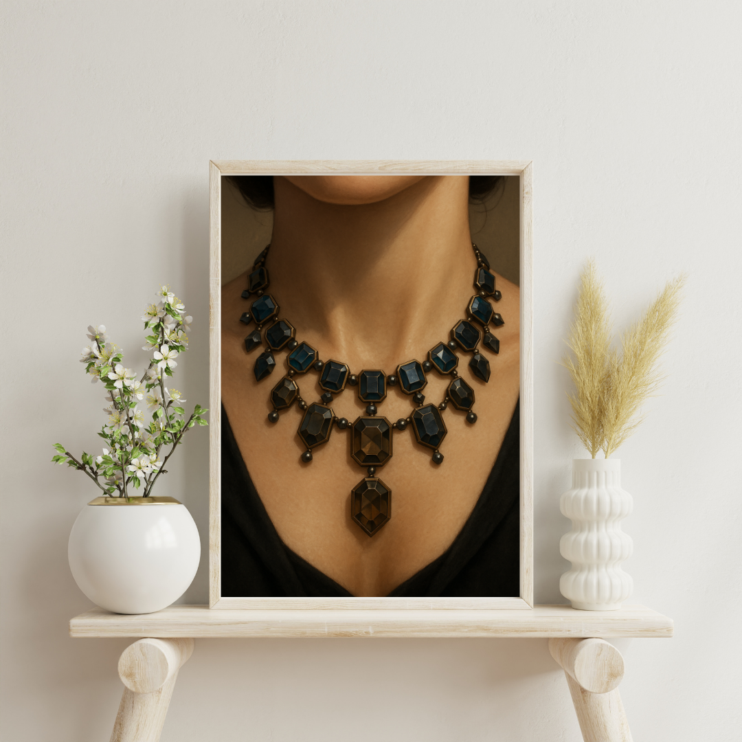 Zodiac Necklace - Capricorn Digital Print