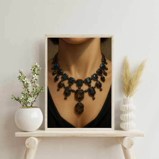 Zodiac Necklace - Capricorn Digital Print