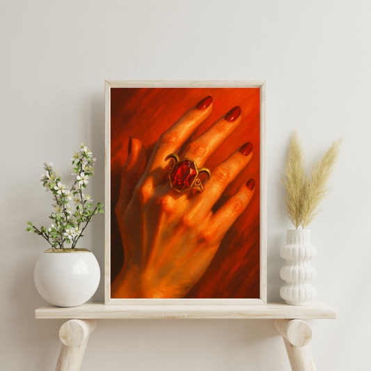 Zodiac Rings - Aries Digital Print