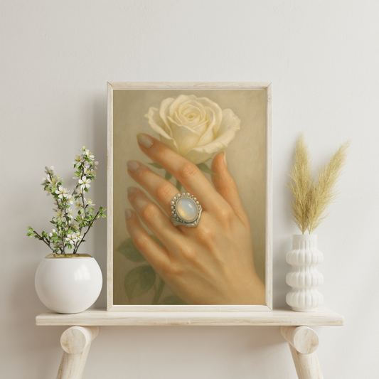 Zodiac Rings - Cancer Digital Print