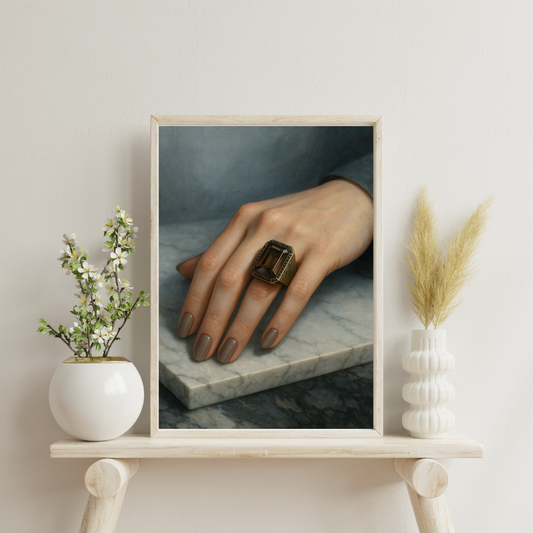 Zodiac Rings - Capricorn Digital Print