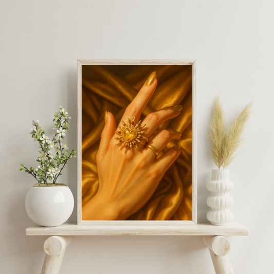Zodiac Rings - Leo Digital Print