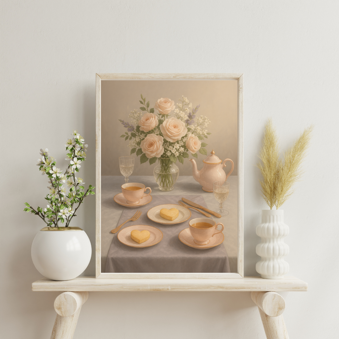 Zodiac Tea Party - Libra Digital Print