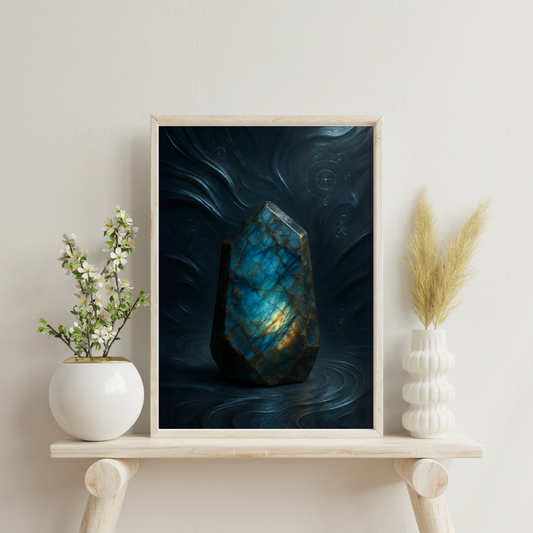 Alchemy of Gems - Labradorite Digital Print
