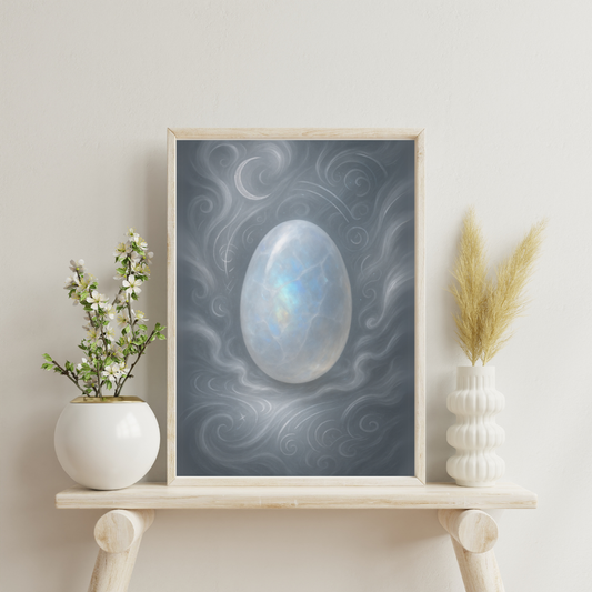 Alchemy of Gems - Moonstone Digital Print