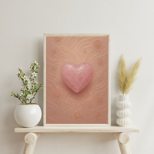 Alchemy of Gems - Rose Quartz Digital Print