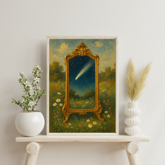 The Astral Mirror - Comet Digital Print