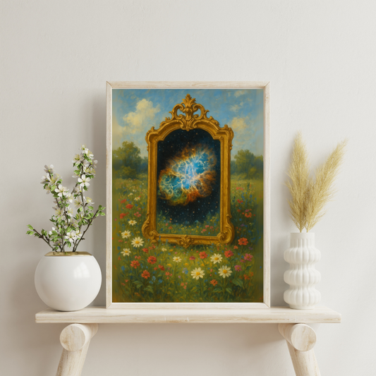 The Astral Mirror - Crab Nebula Digital Print