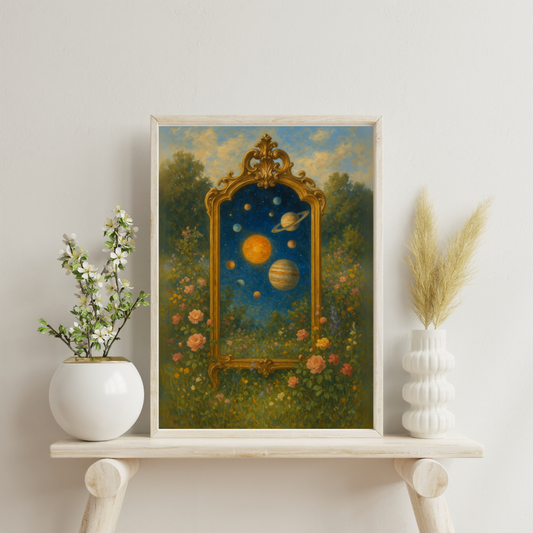 The Astral Mirror - Our Planets Digital Print