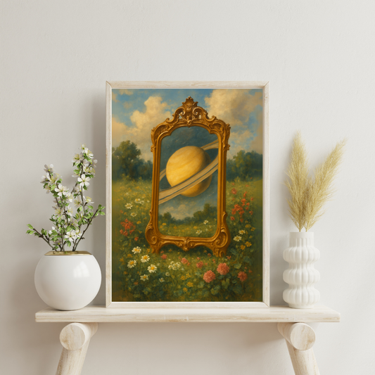 The Astral Mirror - Saturn Digital Print