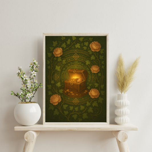 Astrological Houses Mandalas - 2nd House Digital Print