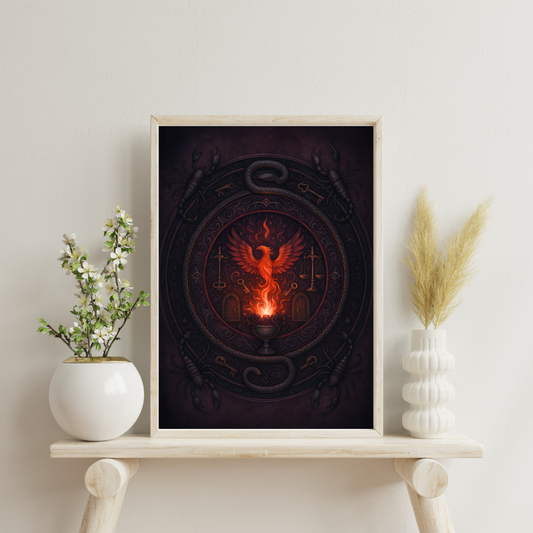 Astrological Houses Mandalas - 8th House Digital Print
