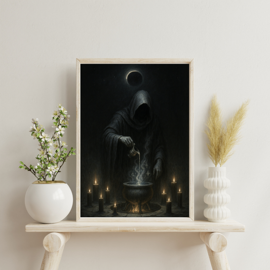 Black Alchemy - Moonless Ritual Digital Print