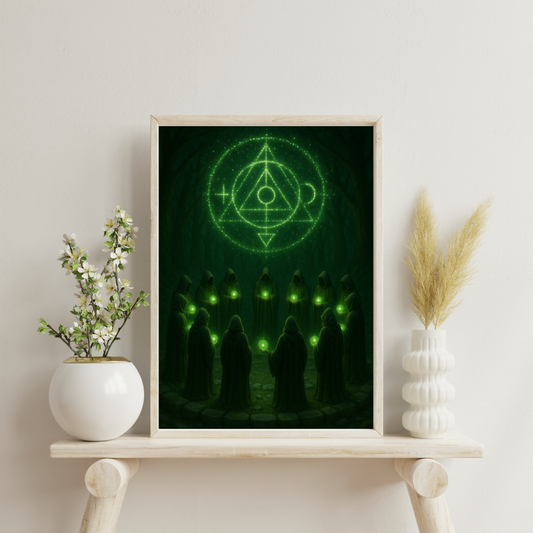 Green Alchemy - The Circle of Renewal Digital Print