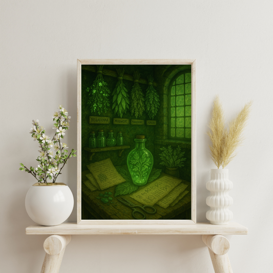 Green Alchemy - The Herbarium of Secrets Digital Print