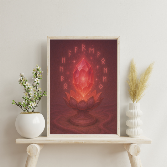 Pink Alchemy - The Pink Philosopher’s Stone Digital Print