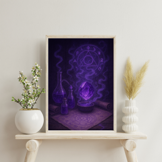Purple Alchemy - The Amethyst Lab Digital Print