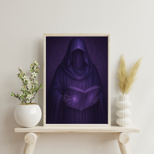 Purple Alchemy - The Veiled Alchemist Digital Print