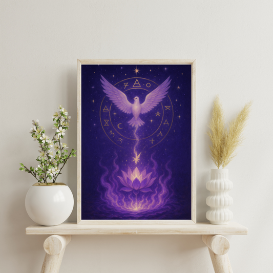 Purple Alchemy - The Violet Flame Ascension Digital Print