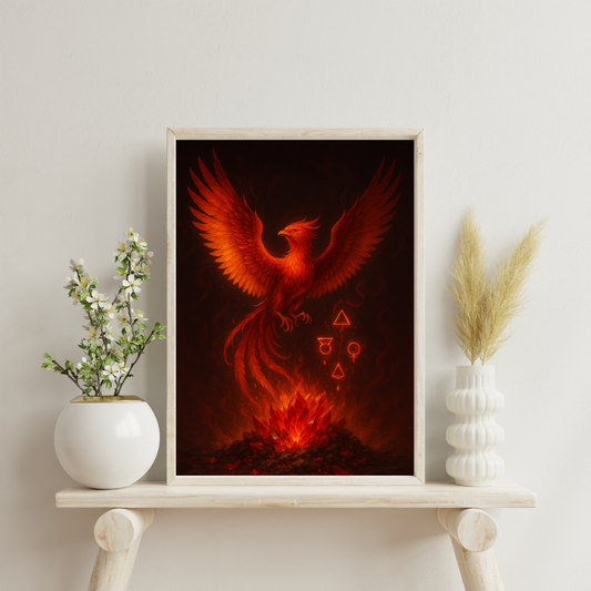 Red Alchemy - Phoenix Alchemy Digital Print