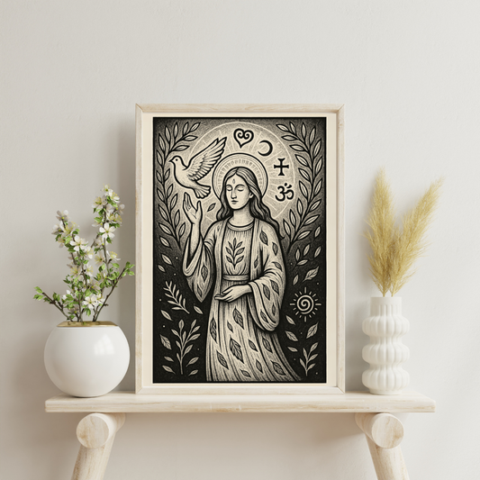 Sigils of She Who Knows - The Dove-Bearer Digital Print