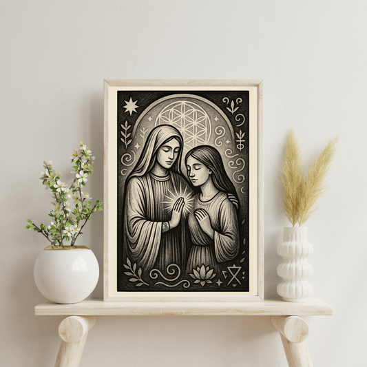 Sigils of She Who Knows - The Healer of The Inner Temple Digital Print