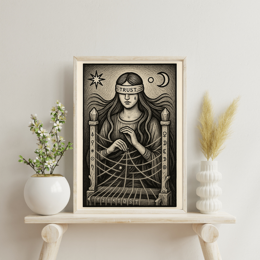 Sigils of She Who Knows - The Weaver of Sacred Threads Digital Print