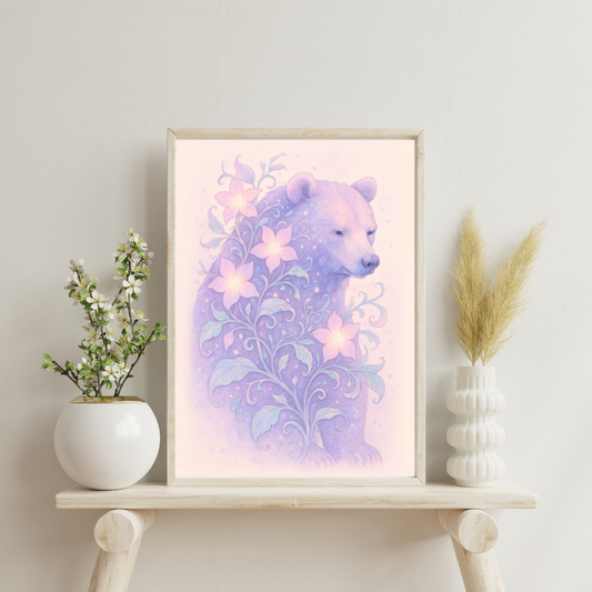 The Stardust Animals - Bear Digital Print