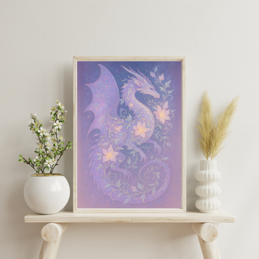 The Stardust Animals - Dragon Digital Print