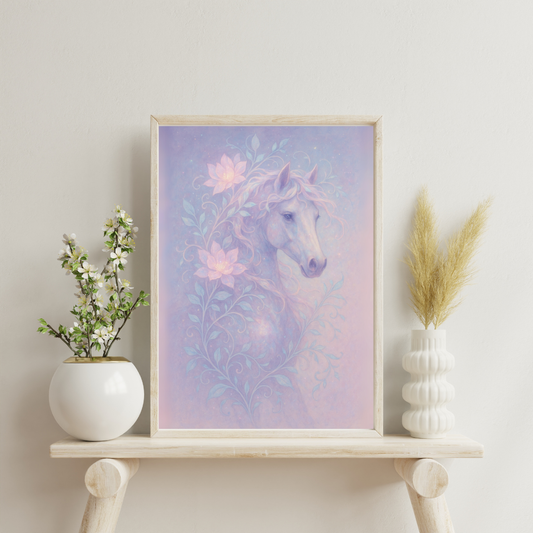 The Stardust Animals - Horse Digital Print