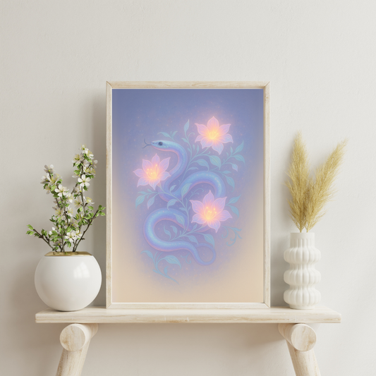 The Stardust Animals - Snake Digital Print